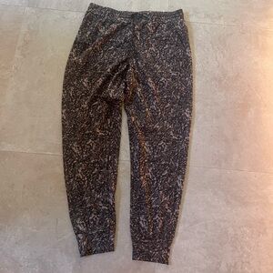 Zella Black and Brown Patterned Joggers